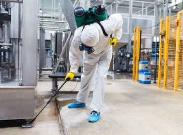 Serviços industriais de controle de pragas